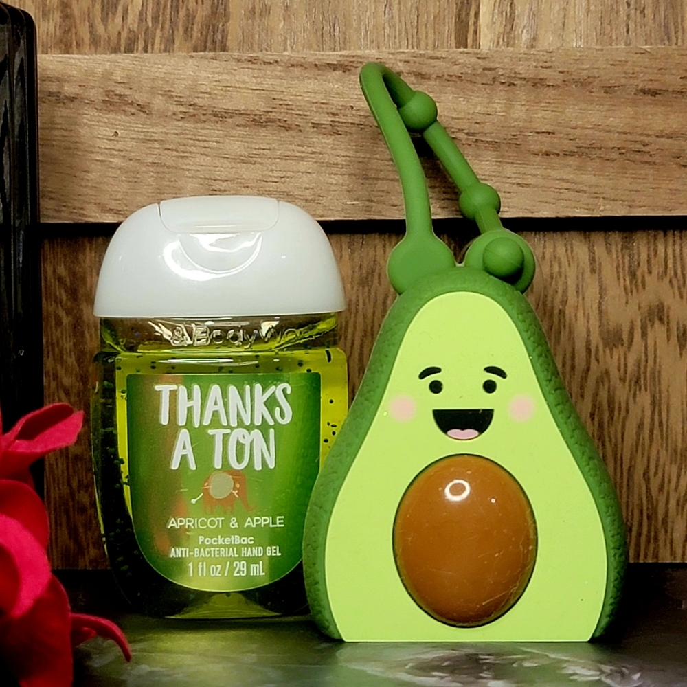 B&BW 😊🥑 Happy Avocado Pocketbac Holder Set